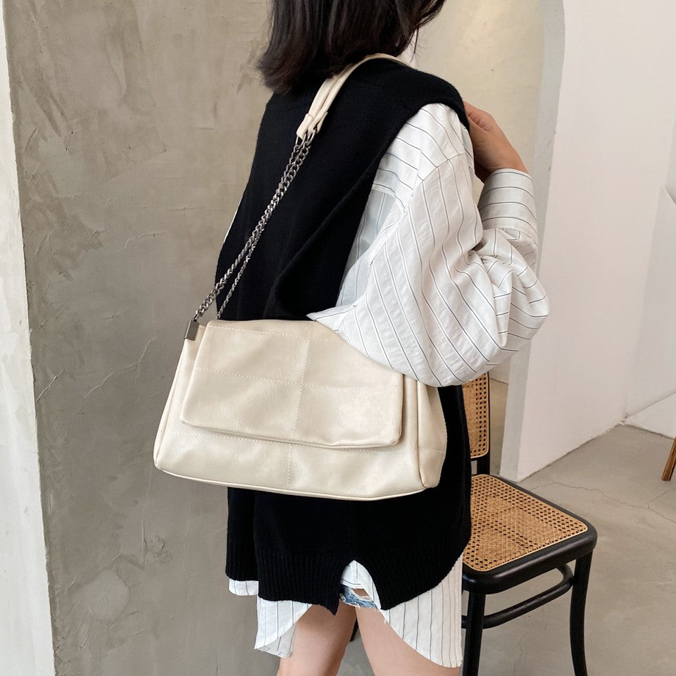 Bolsa Feminina de Couro Legítimo Safira SF471