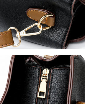 Bolsa Feminina de Couro Legítimo Safira SF888