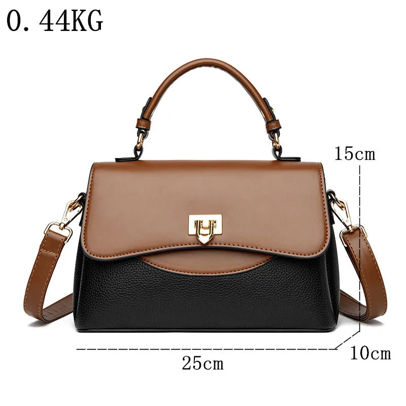 Bolsa Feminina de Couro Legítimo Safira SF288