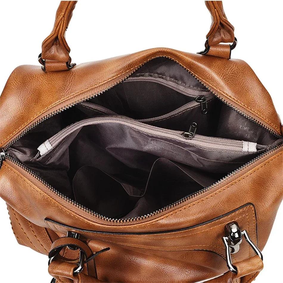 Bolsa Feminina de Couro Legítimo Safira SF617