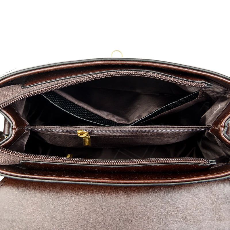 Bolsa Feminina de Couro Legítimo Safira SF728