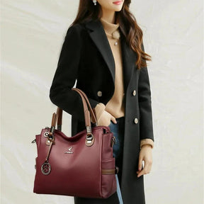 Bolsa Feminina de Couro Legítimo Safira SF731