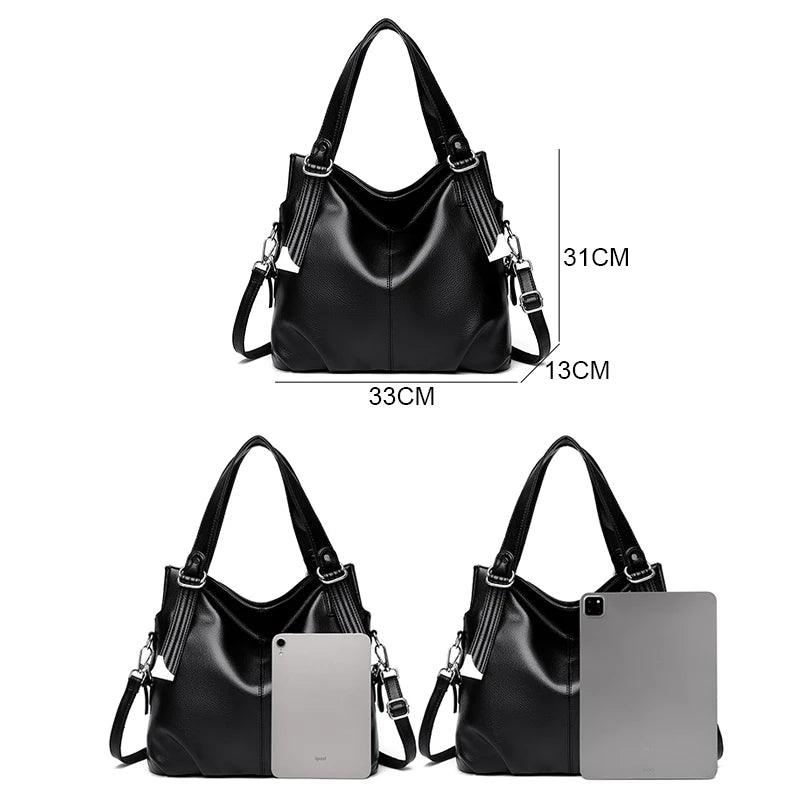 Bolsa Feminina de Couro Legítimo Safira SF581