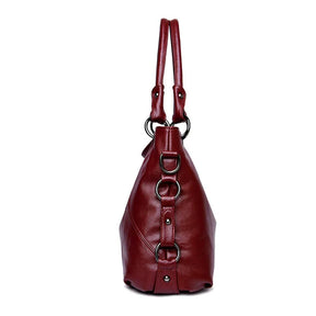 Bolsa Feminina de Couro Legítimo Safira SF547