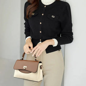 Bolsa Feminina de Couro Legítimo Safira SF288