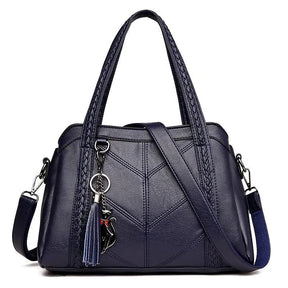 Bolsa Feminina de Couro Legítimo Safira SF437