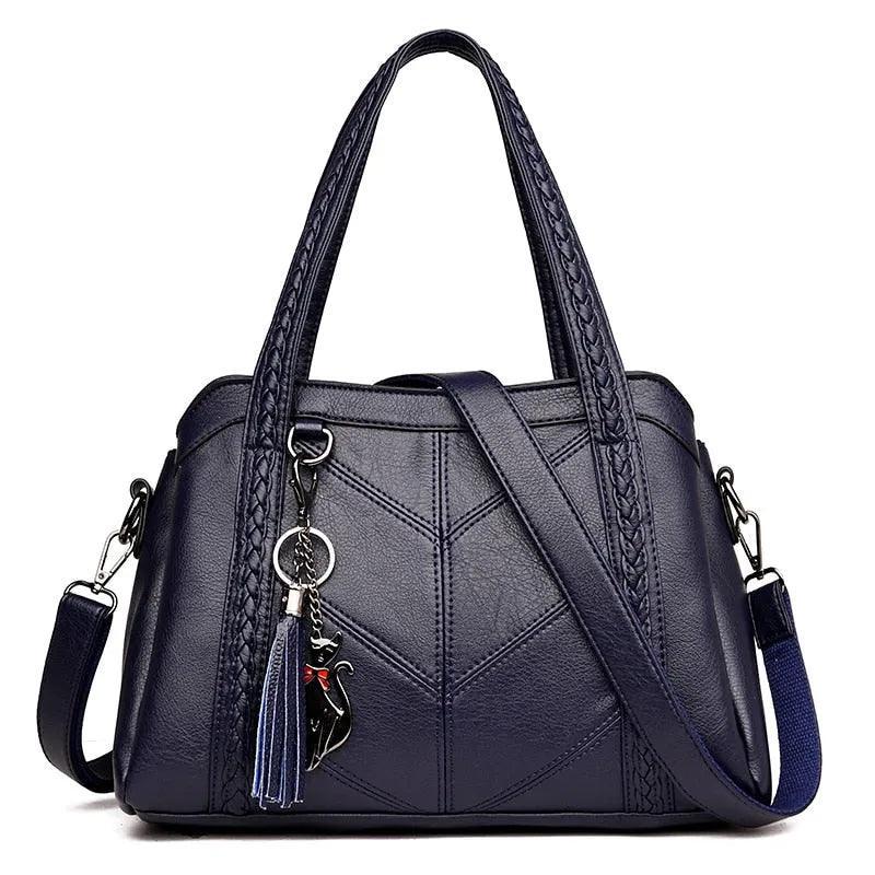 Bolsa Feminina de Couro Legítimo Safira SF437