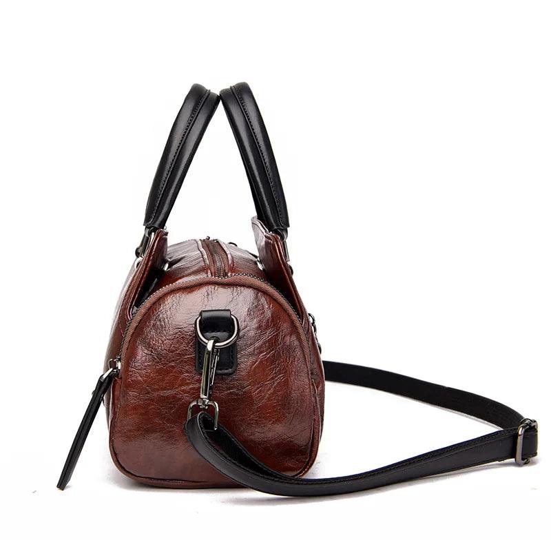 Bolsa Feminina de Couro Legítimo Safira SF328