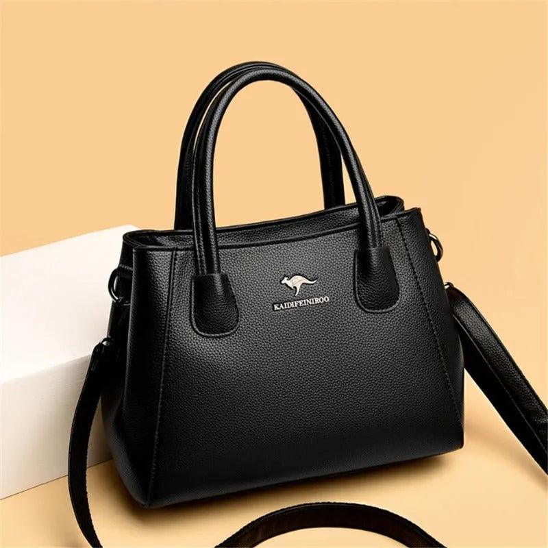 Bolsa Feminina de Couro Legítimo Safira SF294
