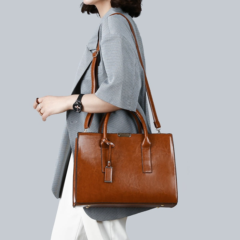 Conjunto em Couro Bolsa + 2 Carteira Safira SF691