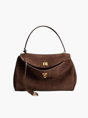 Bolsa Feminina de Camurça Safira SF614