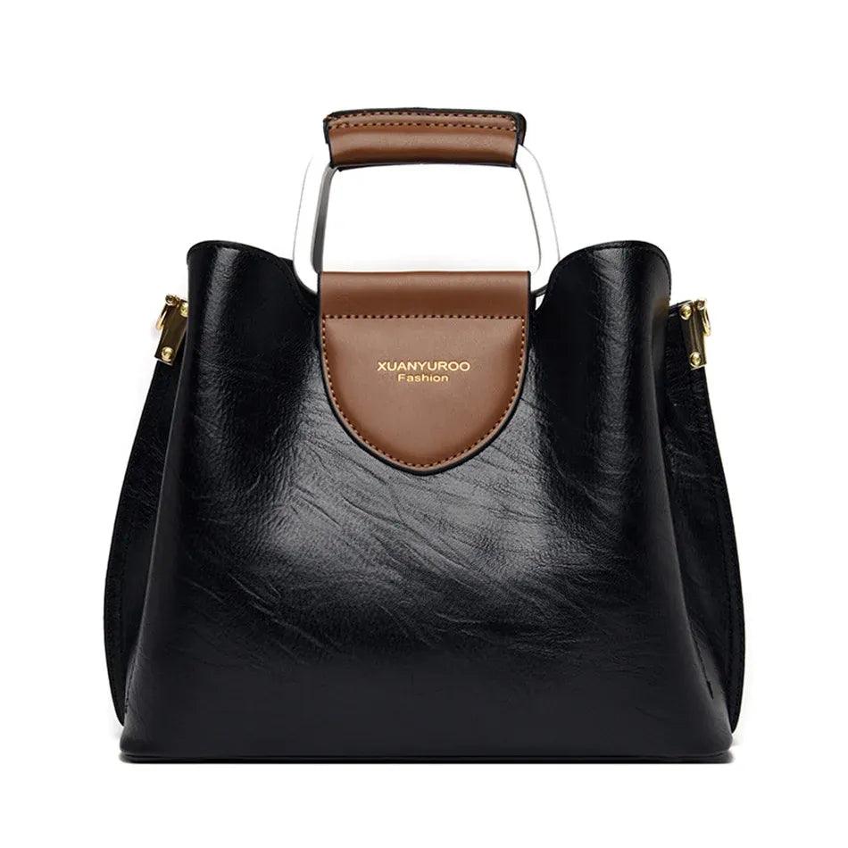 Bolsa Feminina de Couro Legítimo Safira SF233