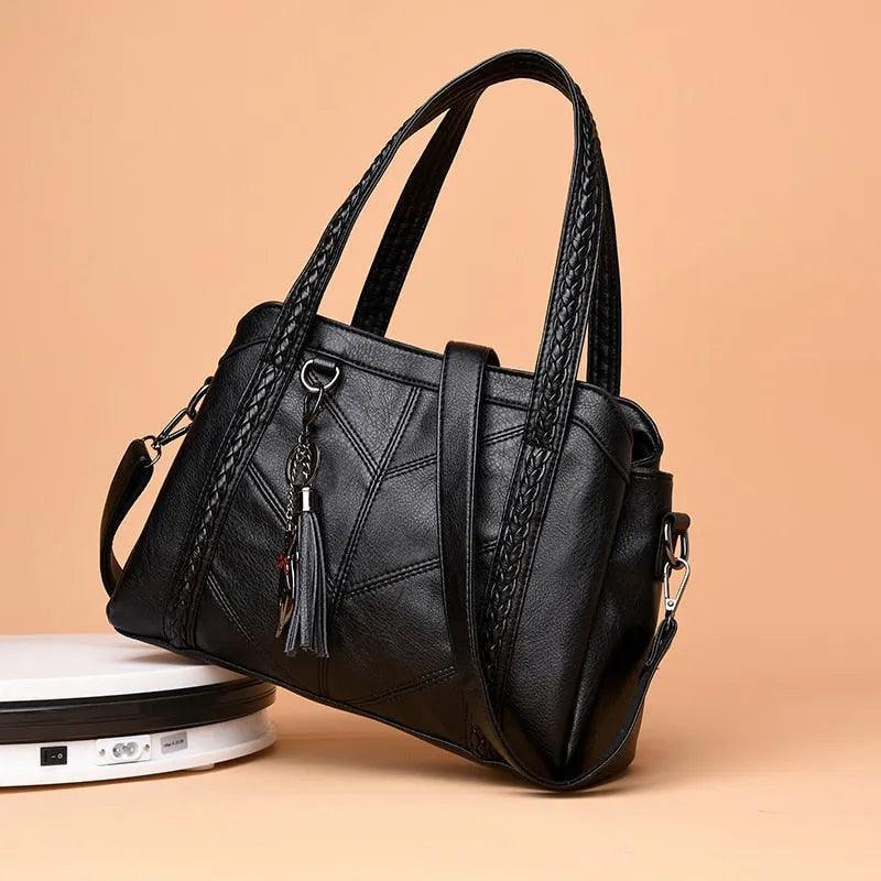 Bolsa Feminina de Couro Legítimo Safira SF437