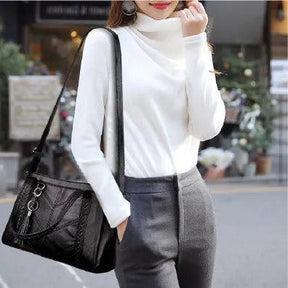 Bolsa Feminina de Couro Legítimo Safira SF437