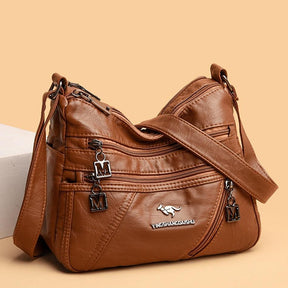 Bolsa Feminina de Couro Legítimo Safira SF664