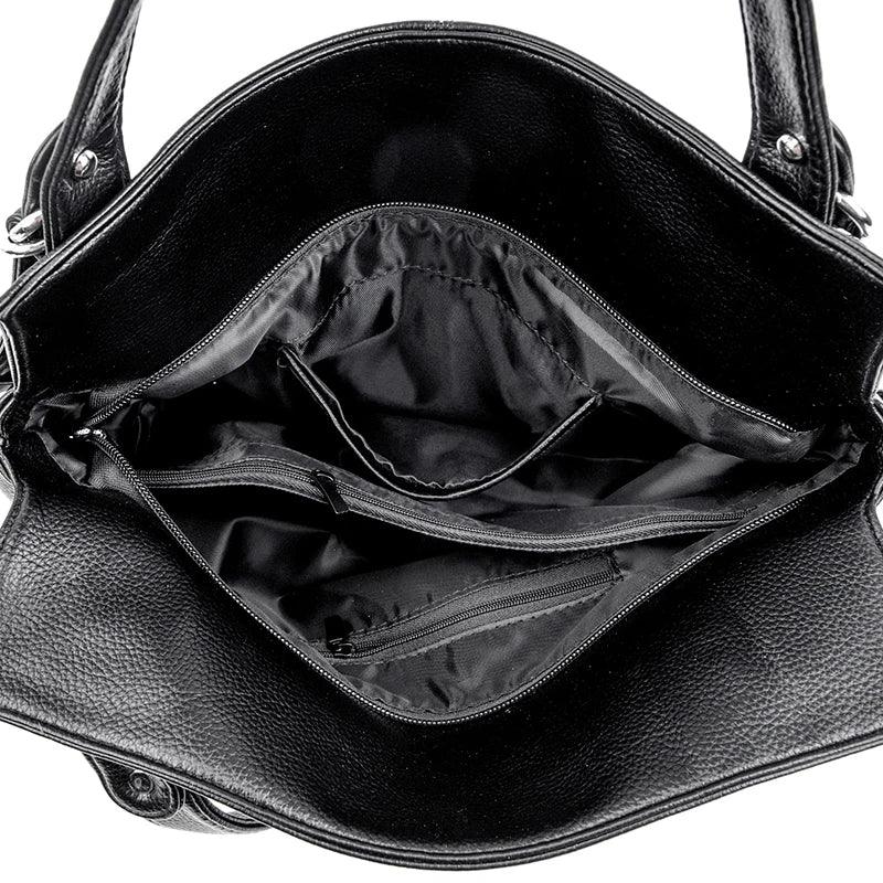 Bolsa Feminina de Couro Legítimo Safira SF581
