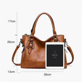Bolsa Feminina de Couro Legítimo Safira SF468