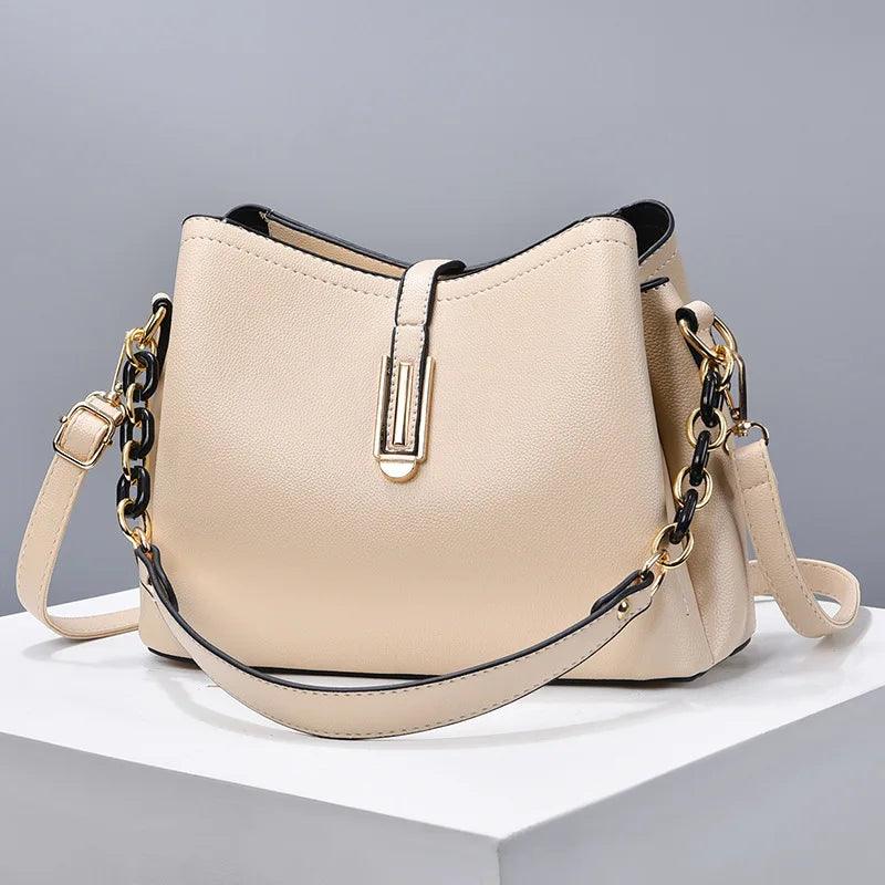 Bolsa Feminina de Couro Legítimo Safira SF247
