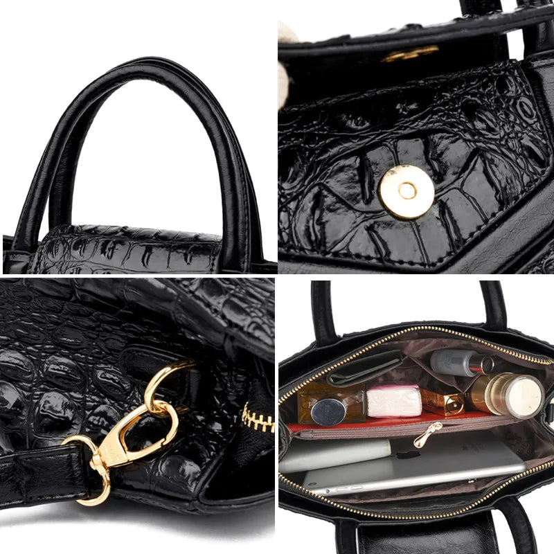 Bolsa Feminina de Couro Legítimo Safira SF642