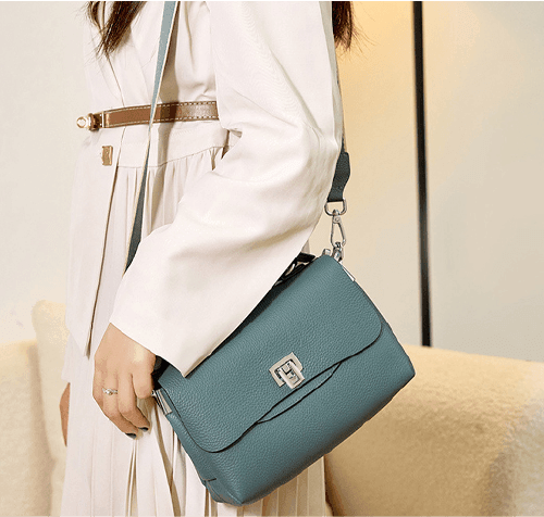 Bolsa Feminina de Couro Ecológico Safira SF439