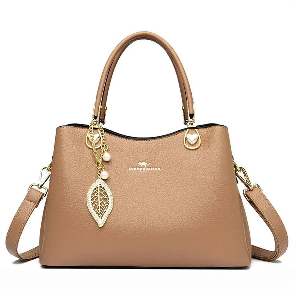 Bolsa Feminina de Couro Legítimo Safira SF214