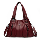 Bolsa Feminina de Couro Legítimo Safira SF736