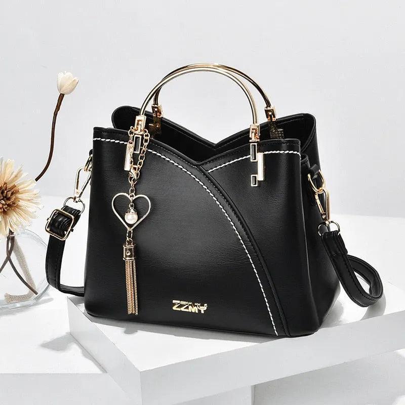 Bolsa Feminina de Couro Ecológico Safira SF816