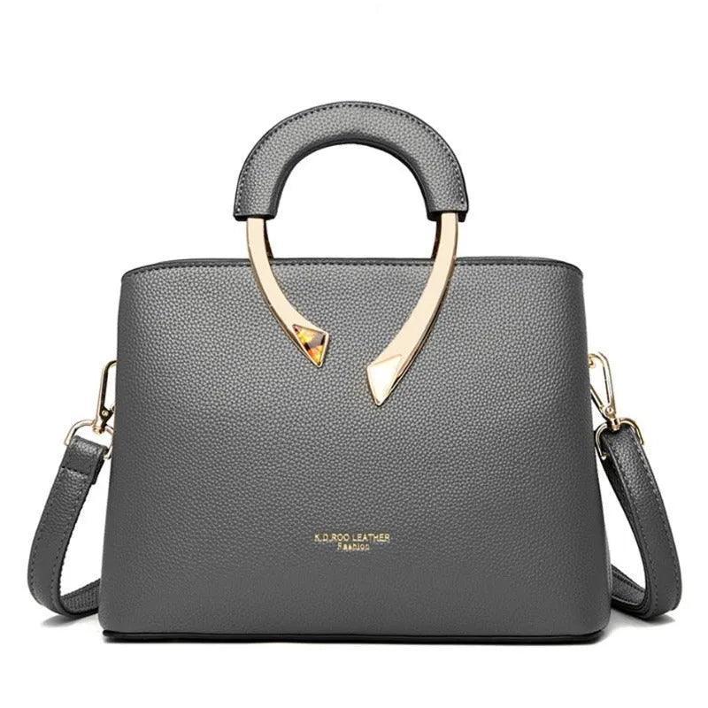 Bolsa Feminina de Couro Legítimo Safira SF316