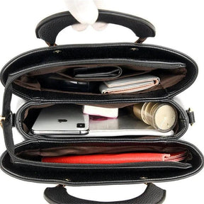 Bolsa Feminina de Couro Legítimo Safira SF316