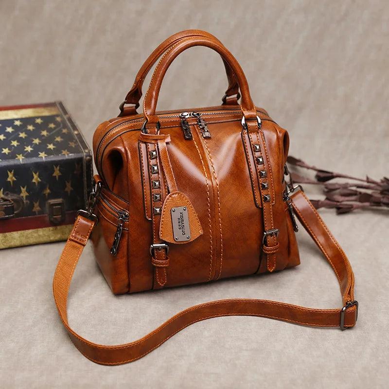 Bolsa Feminina de Couro Legítimo Safira SF211