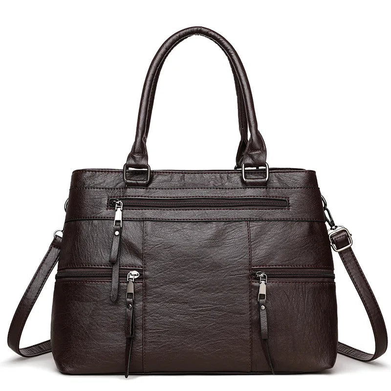 Bolsa Feminina de Couro Legítimo Safira SF317