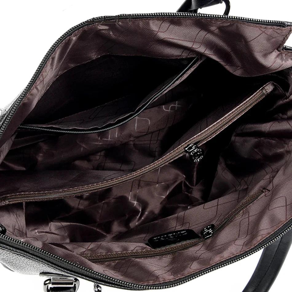 Bolsa Feminina de Couro Legítimo Safira SF731