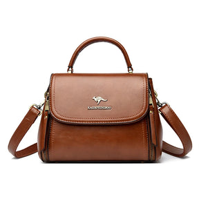 Bolsa Feminina de Couro Legítimo Safira SF834