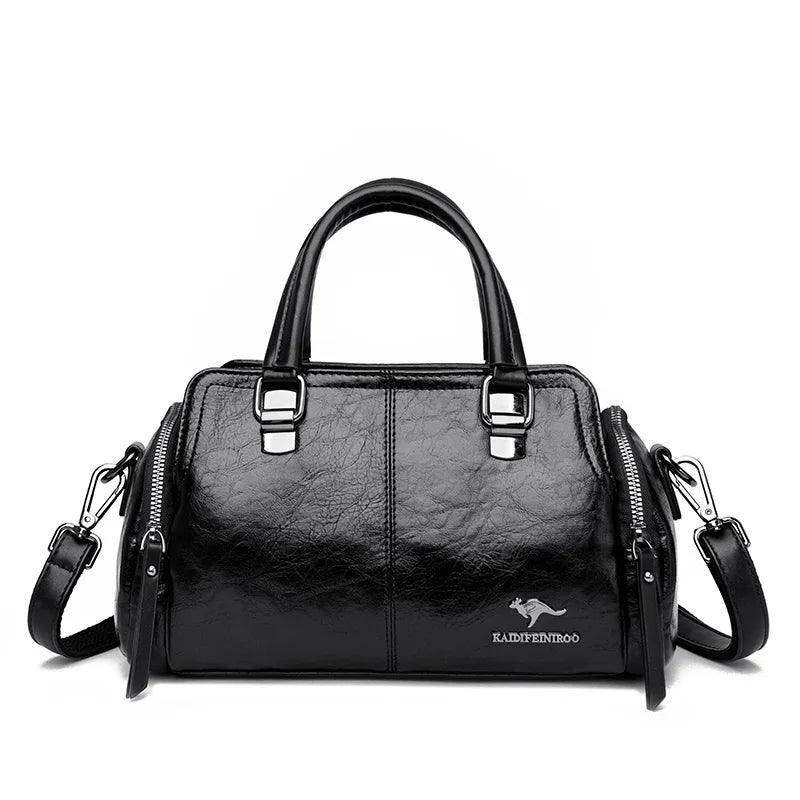 Bolsa Feminina de Couro Legítimo Safira SF328