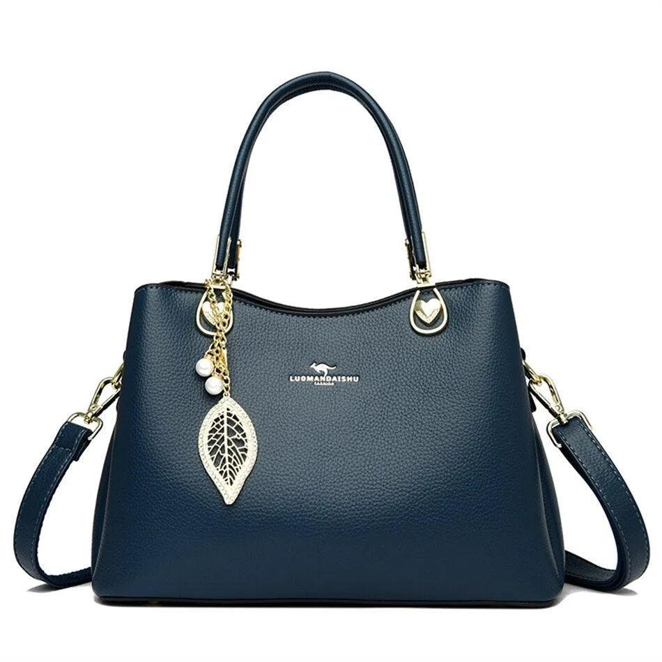 Bolsa Feminina de Couro Legítimo Safira SF214