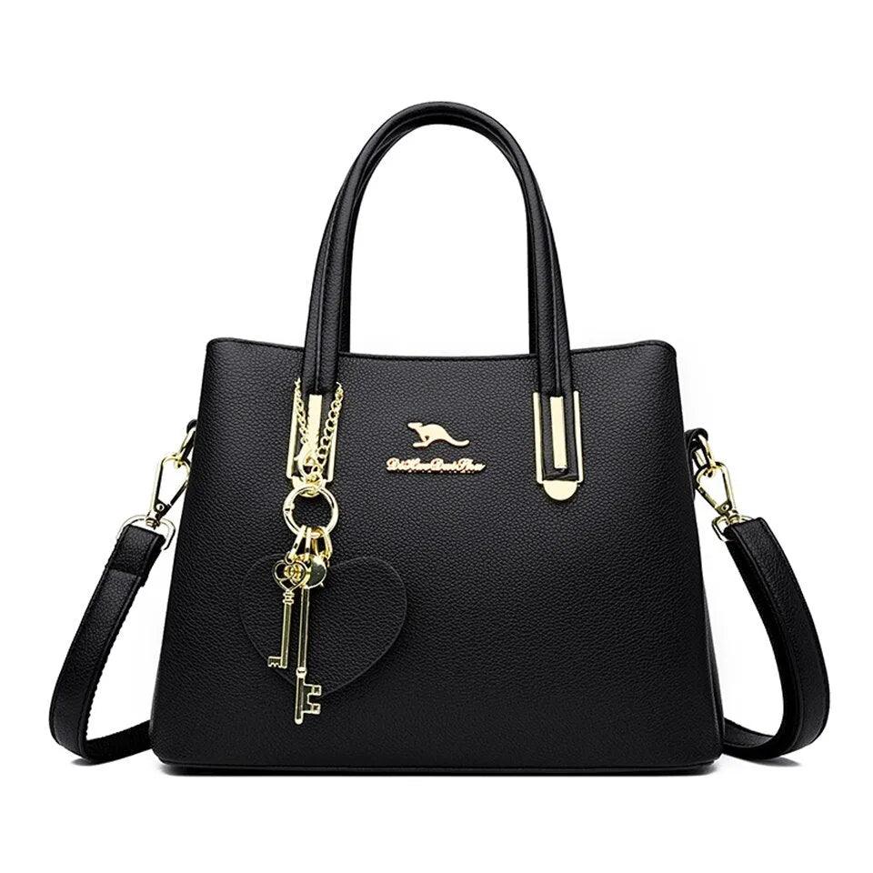 Bolsa Feminina de Couro Ecológico Safira SF368