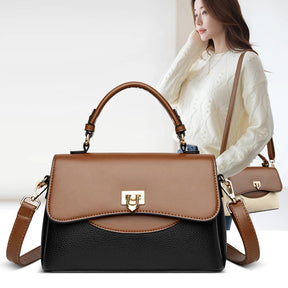 Bolsa Feminina de Couro Legítimo Safira SF288