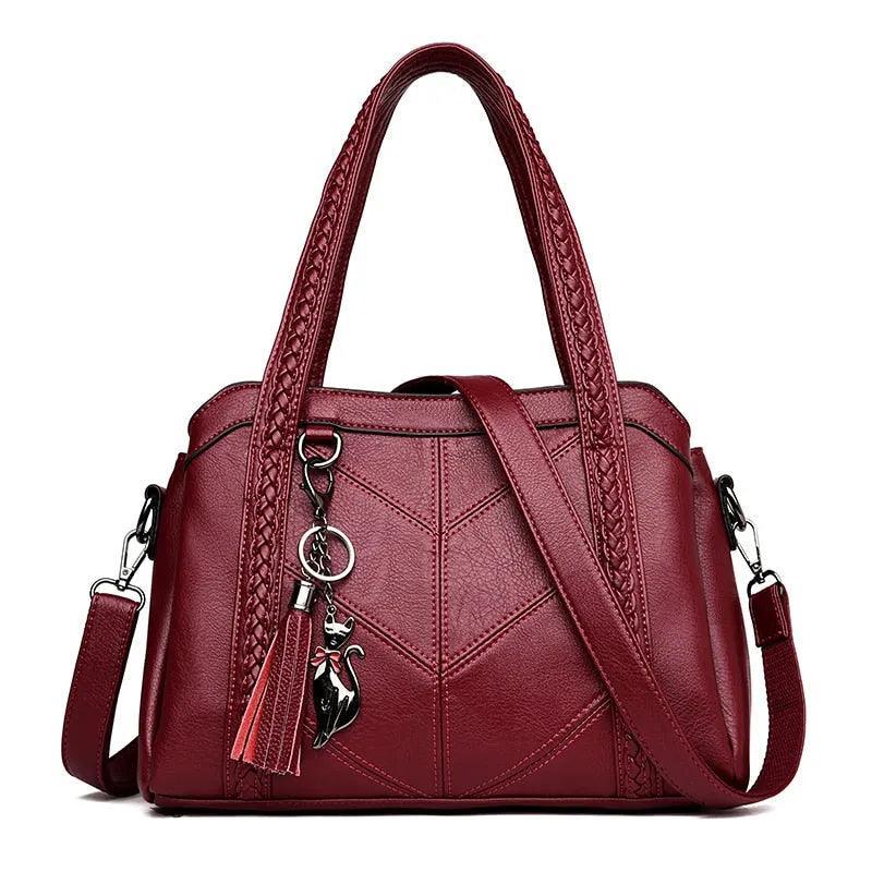 Bolsa Feminina de Couro Legítimo Safira SF437