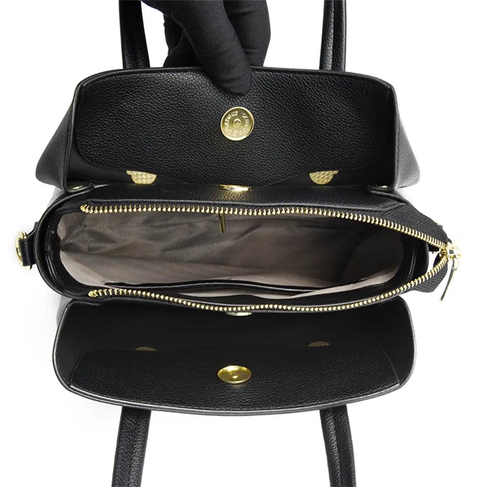 Bolsa Feminina de Couro Ecológico Safira SF368