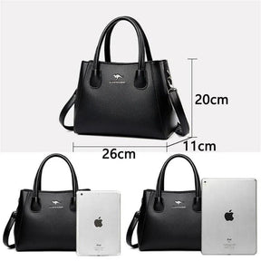 Bolsa Feminina de Couro Legítimo Safira SF294
