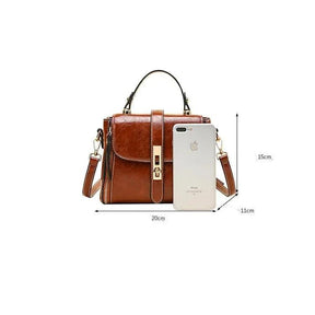 Bolsa Feminina de Couro Legítimo Safira SF396