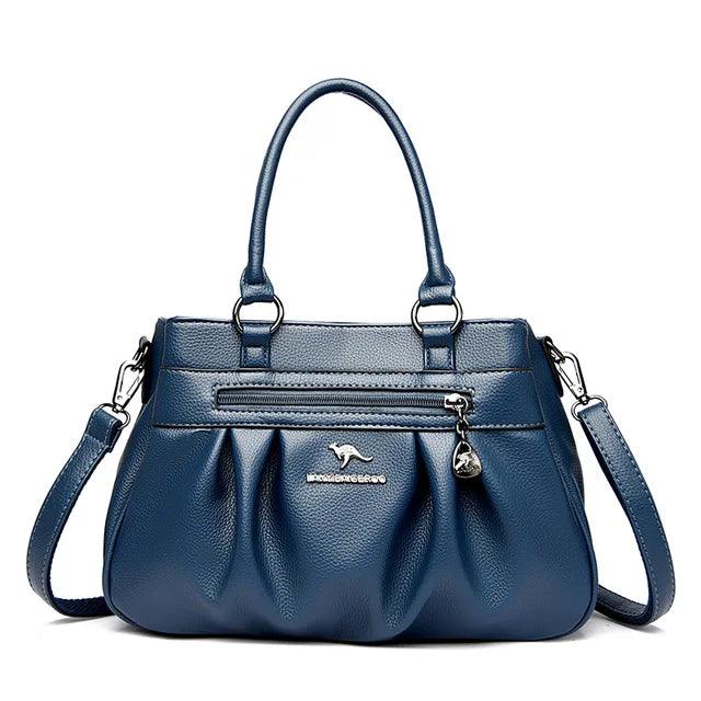 Bolsa Feminina de Couro Legítimo Safira SF472