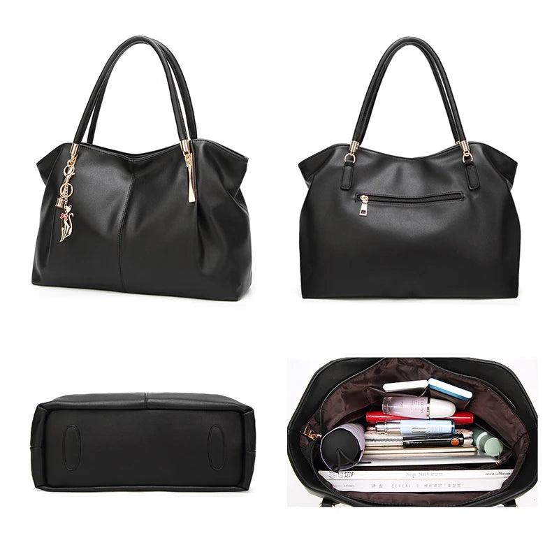 Bolsa Feminina de Couro Legítimo Safira SF778