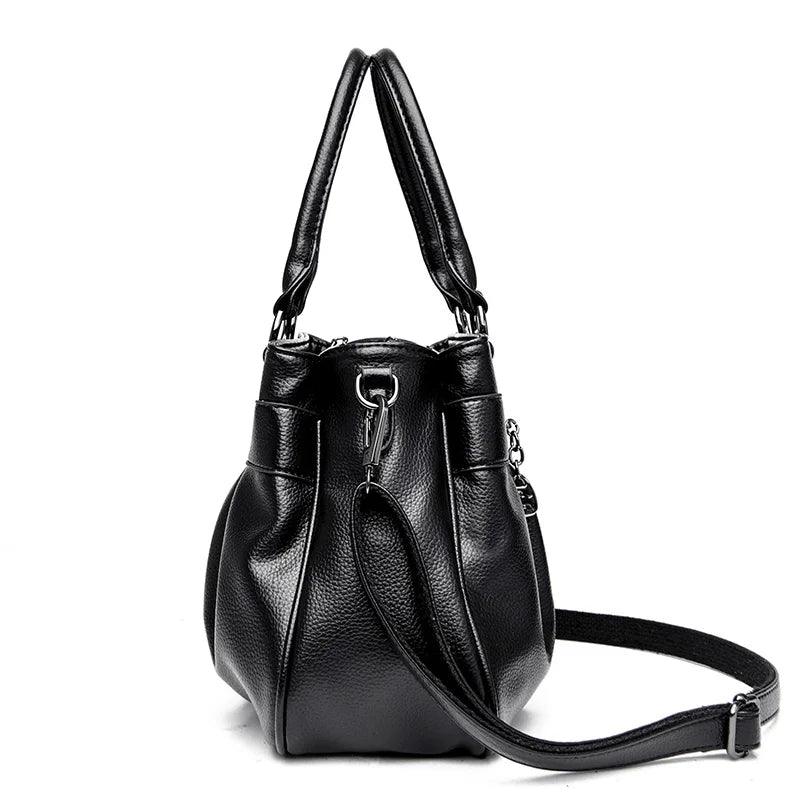 Bolsa Feminina de Couro Legítimo Safira SF472