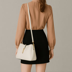 Bolsa Feminina de Couro Legítimo Safira SF247