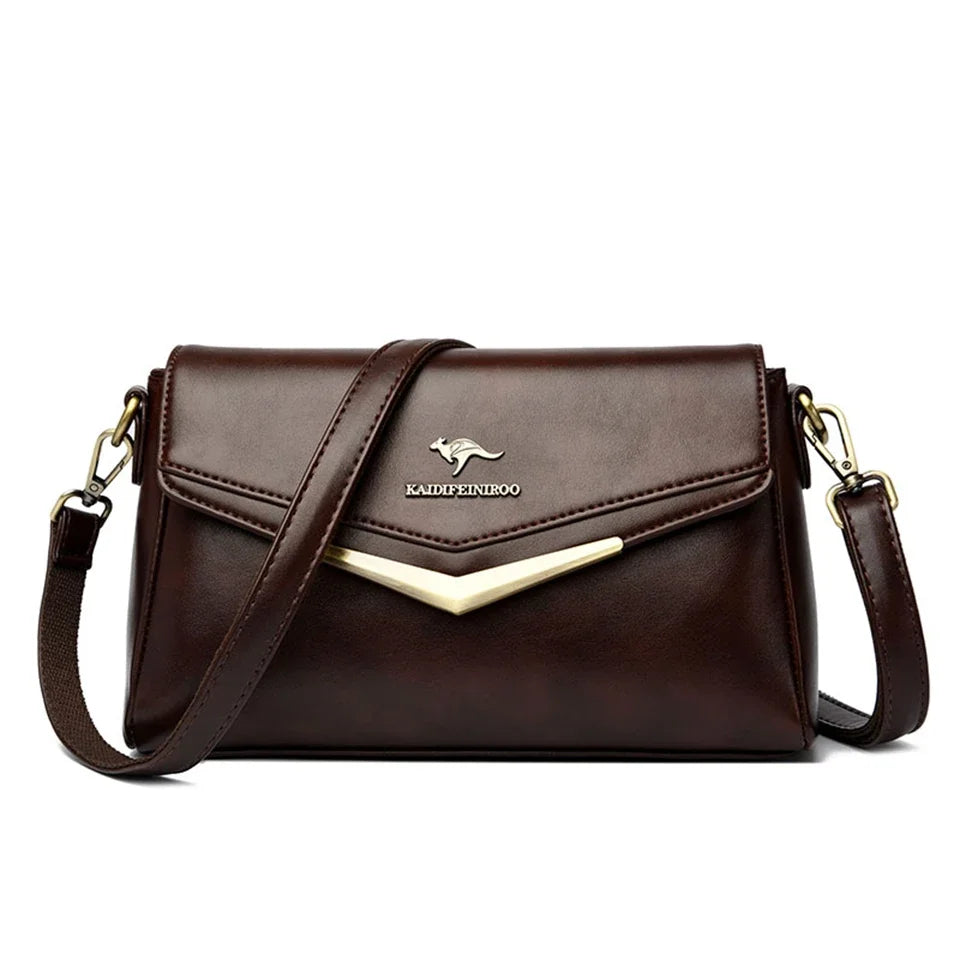 Bolsa Feminina de Couro Legítimo Safira SF227