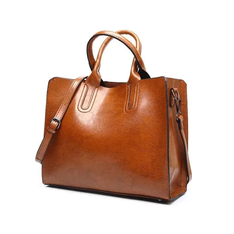 Bolsa de Ombro Feminina de Couro Legítimo Safira SF782