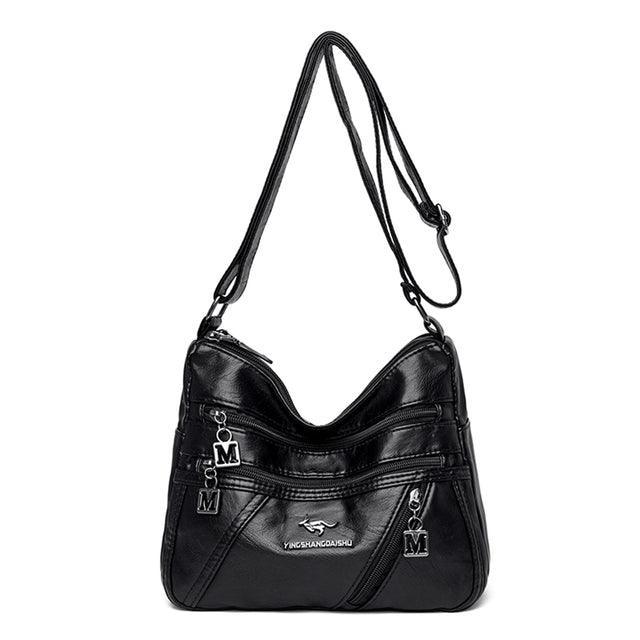 Bolsa Feminina de Couro Legítimo Safira SF664