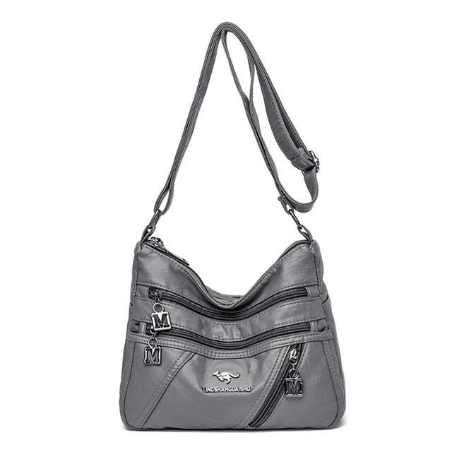 Bolsa Feminina de Couro Legítimo Safira SF664