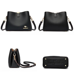 Bolsa Feminina de Couro Legítimo Safira SF729